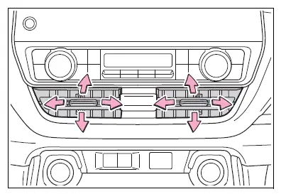 Using the air conditioning system and defogger