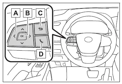 Multi-information display (7-inch display)