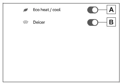 Using the air conditioning system and defogger