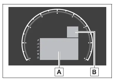 Multi-information display (7-inch display)