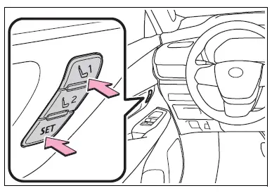 Driving position memory