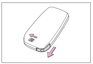 Electronic key battery