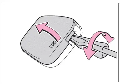 Electronic key battery