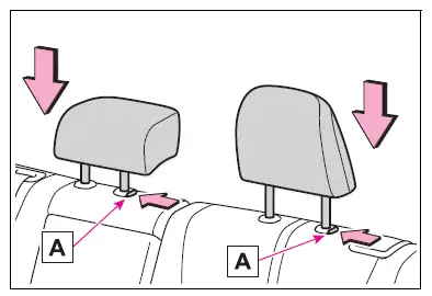 Adjusting the seats