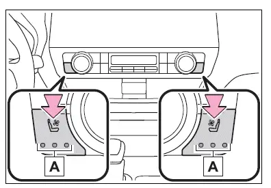 Using the air conditioning system and defogger