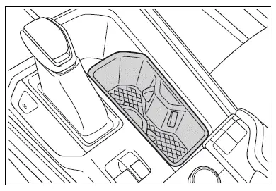 Using the other interior features