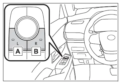 Adjusting the steering wheel and mirrors