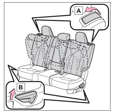 Adjusting the seats