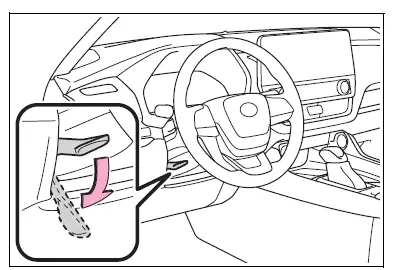 Adjusting the steering wheel and mirrors