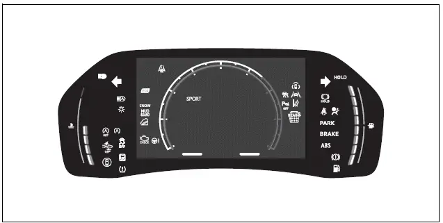 Warning lights and indicators