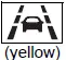 Indicates a malfunction in the LTA (Lane Tracing Assist)